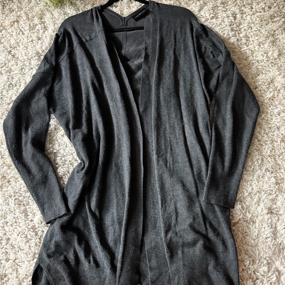 Lane Bryant Sweaters - Lane Bryant Dark Gray Open Cardigan